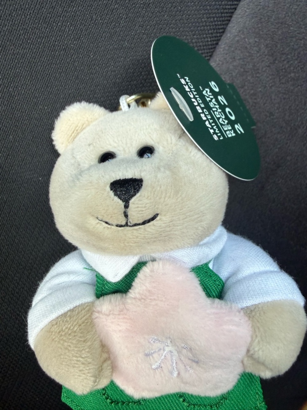 NWT Starbucks 2026 Spring Cherry Blossom Mini Bearista Bear
Plush Charm Keychain